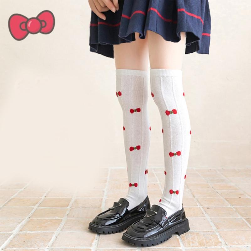 Over Knee Stockings Over Calf Socks Fashion Over Calf Socks Bowknot Children Over Knee Stockings for Girls 3-8 Year