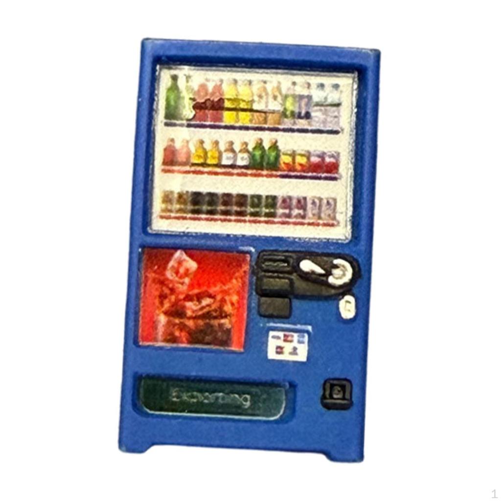 1/64 Mini Vending Machine Model Dollhouse Decoration Accessories DIY Creative Decorative Miniature