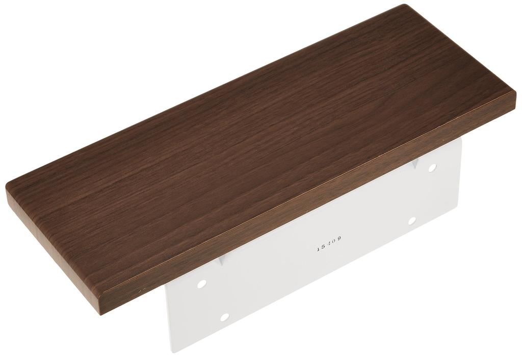 TOTO Handtuchhalter mit Ablage (Holz), Edelstahl, Mattbraun, YH402FMR#MW