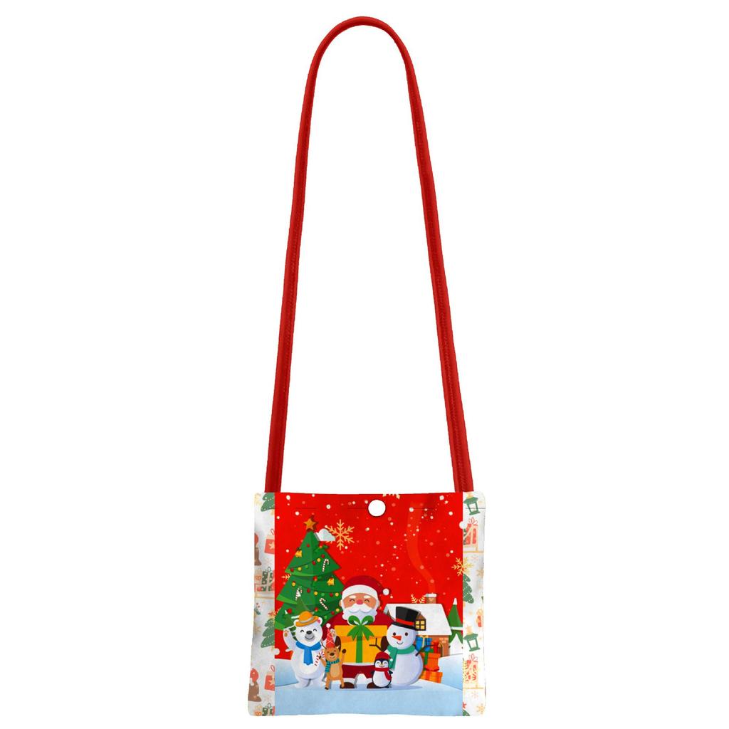 Santa Claus Vest Bow Dress Skirt Girl Dress Bow + Bag 94219