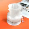 Blumenbaum Silikonform 3D Rosenstrauß Kerzenformen Ornamente Formen Valentinstagsformen für Heimdekorationen
