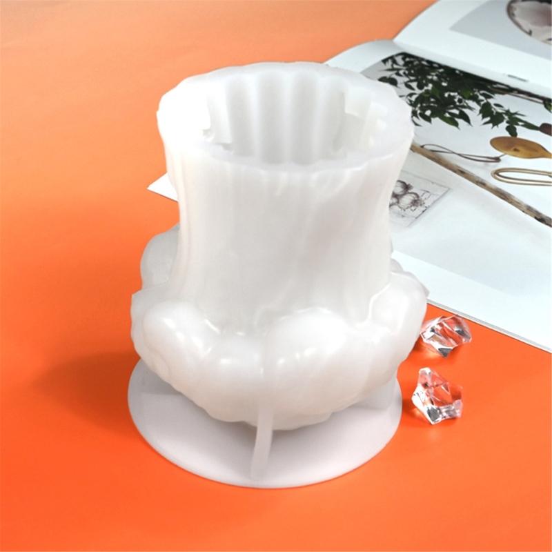 Blumenbaum Silikonform 3D Rosenstrauß Kerzenformen Ornamente Formen Valentinstagsformen für Heimdekorationen