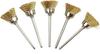 JINTONG Dremel 3 Types of Brass Wire Wire Wheel Polishing Grinding Bristle Polishing Dremel Rotary Tool Accessories Pack of 60 Brushes, Brushes,