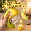 Soft Banana Squeeze Toys PU Banana Squishy Toy Kids Toy Fruits Pinch Toy  Children's Gifts