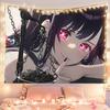 Japanese Anime Tapestry Polyester Fiber Wall Hanging Cloth Hoshino Love Fans Support Bedroom Dormitory Photo Background Cloth