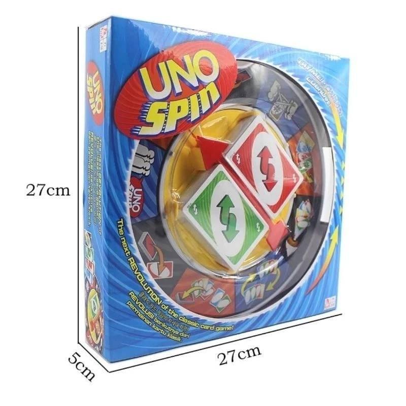 Card Uno Spin Game Board Game Toy Family Party Education Interactive Gift Prop