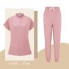 Women's V-Neck Scrub Suit - Cross-Border Nurse & Doctor Workwear Fashion