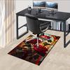 1pc. Stained Glass Rose Pattern Rug for Home Decor, Office Carpet, Chair Cover, Outdoor Mat, Gift Idea