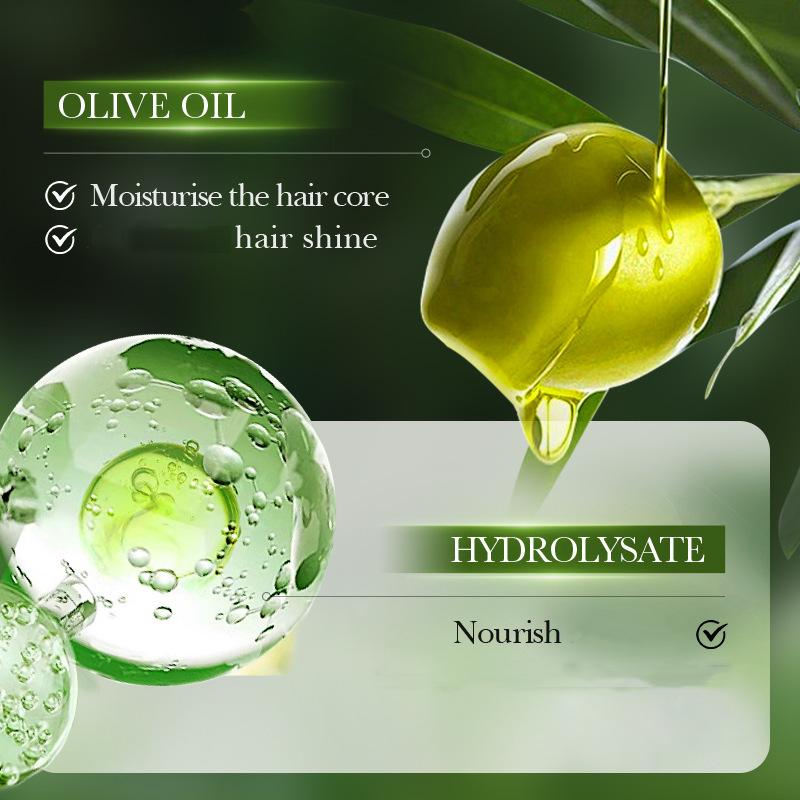 Olive Oil Gel Hair Wax 280g - 48H Fluffy Hold, Non-Sticky, Adds Natural Shine