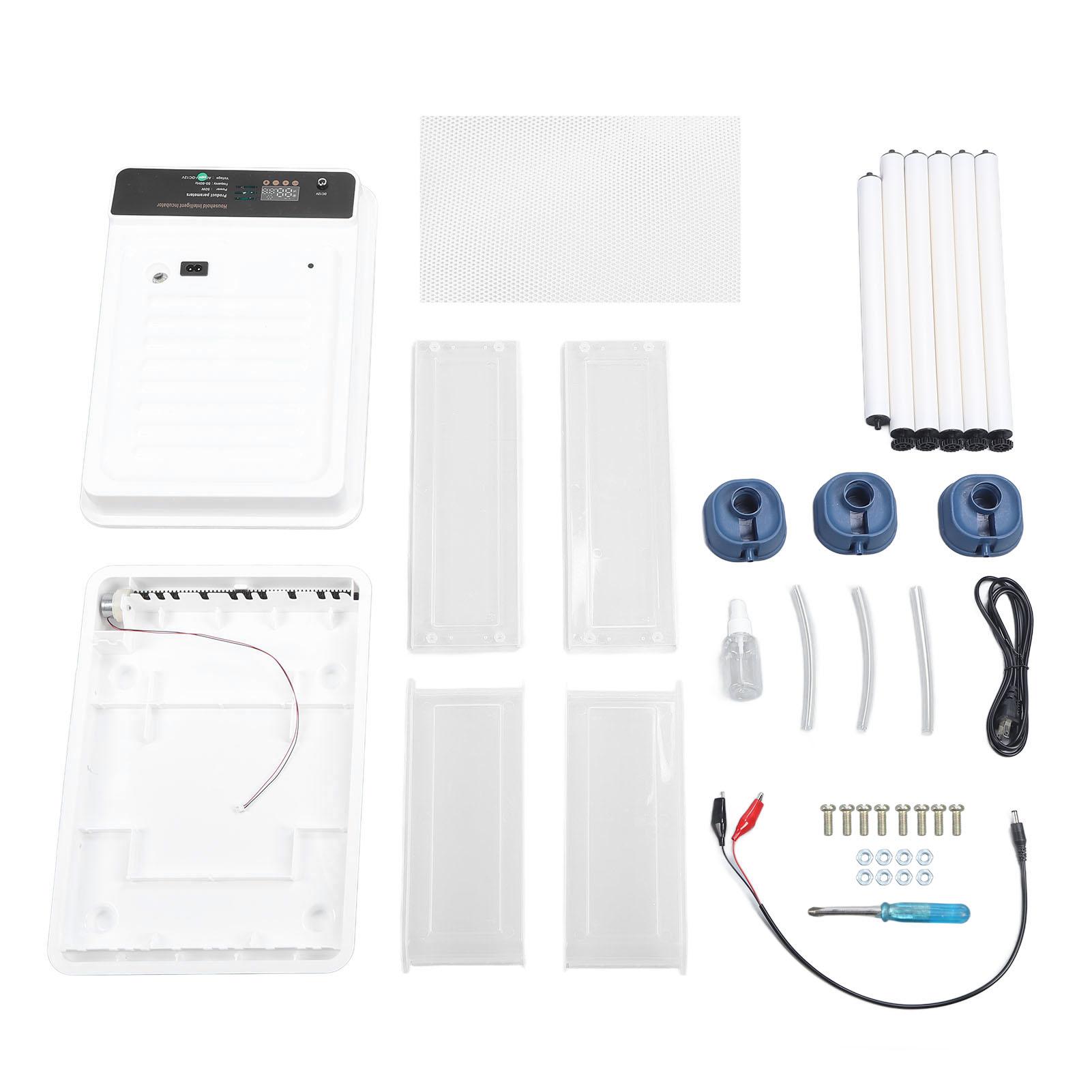 

Инкубатор для яиц Автоматический инкубатор для птицы с овоскопом Автоматический переворотчик яиц для цыплят