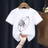 funny kids tshirts Rugby Funny Boys Girls Tshirts Kid Children Anime Gift Present Little Baby Harajuku shirt ClothesDrop Ship