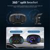 3 In Car OBD GPS HUD Digital Head Up Display Speedometer Speed Temp Alarm Gauge