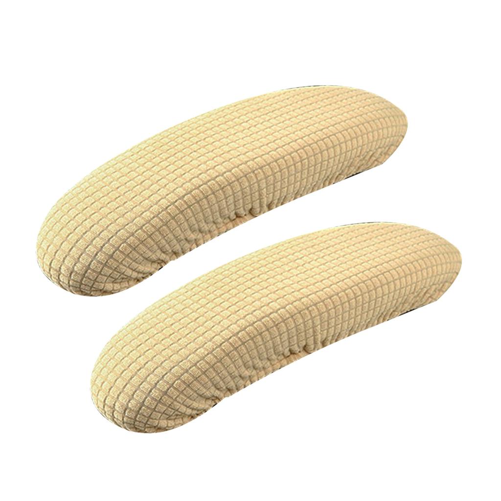 Pack of 2 Armrest Protectors with Elastic Band for Secure Installation on Various Office Chairs Providing