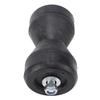 Boat Bow Trailer Roller Shockproof 95mm Black Rubber Bow Stop Bell Roller Enduring Marine Tool for