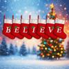 Multifunctional A-Z Christmas Alphabet Socks Cute Creativity Xmas Tree Ornament Pendant Large Capacity Red Letter Socks New Year
