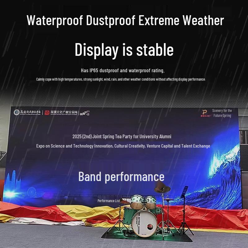HD Large Screen Full-Color LED Rental Display for Seamless Outdoor Events with Low Power Use and High Stability