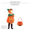 2Piece Halloween Pumpkin Costume Set, Kids Cosplay, TrickorTreat Orange + Candy Bag 100