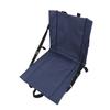 Portable Stadium Seat Cushion Foldable Oxford Cloth Outdoor Cushion with Backrest for Sports Events 