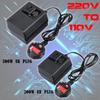AC 110V/120V 50Hz/60Hz 200W / 300W Convert Travel Power Adapter UK Plug Black Voltage Transformer
