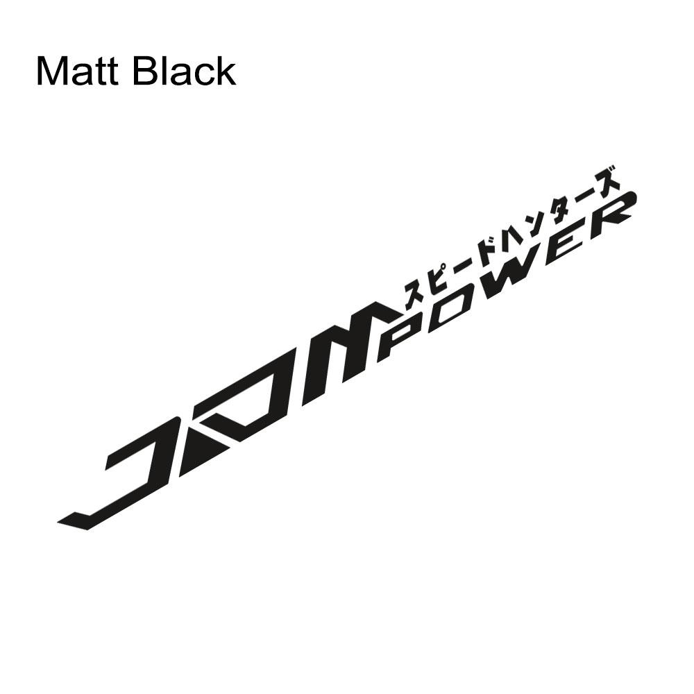 JDM Japanese Racing Vinyl Decal for Car Windshield Waterproof Non-Fading Self-Adhesive Car Sticker Auto Decoration Accessories
