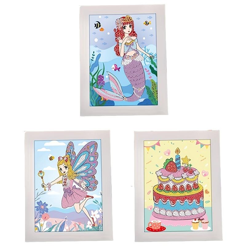 1set Parent-child Interaction DIY Cartoon Full Diamond Handmade Educational Crystal Paste Diamond Painting
