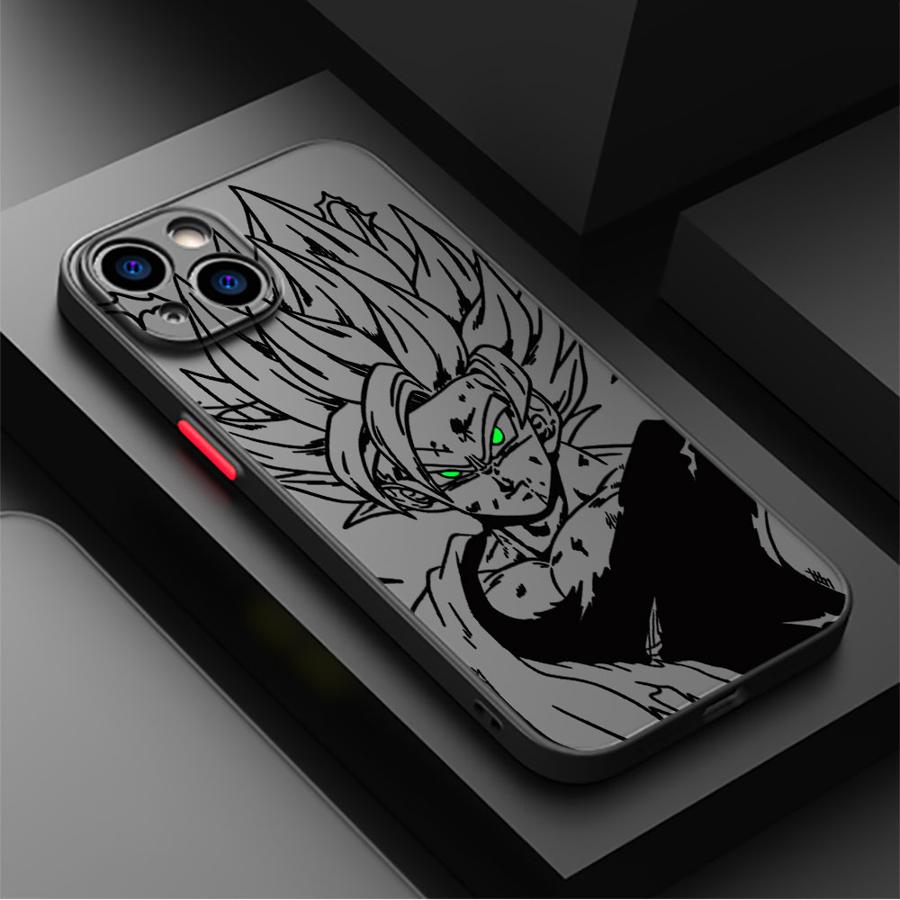 Case for iPhone 14 11 6 13 Pro XS 16e XR 16 15 11 Max 12 Mini 7 8 TPU Cover Cool Goku Dragon Ball