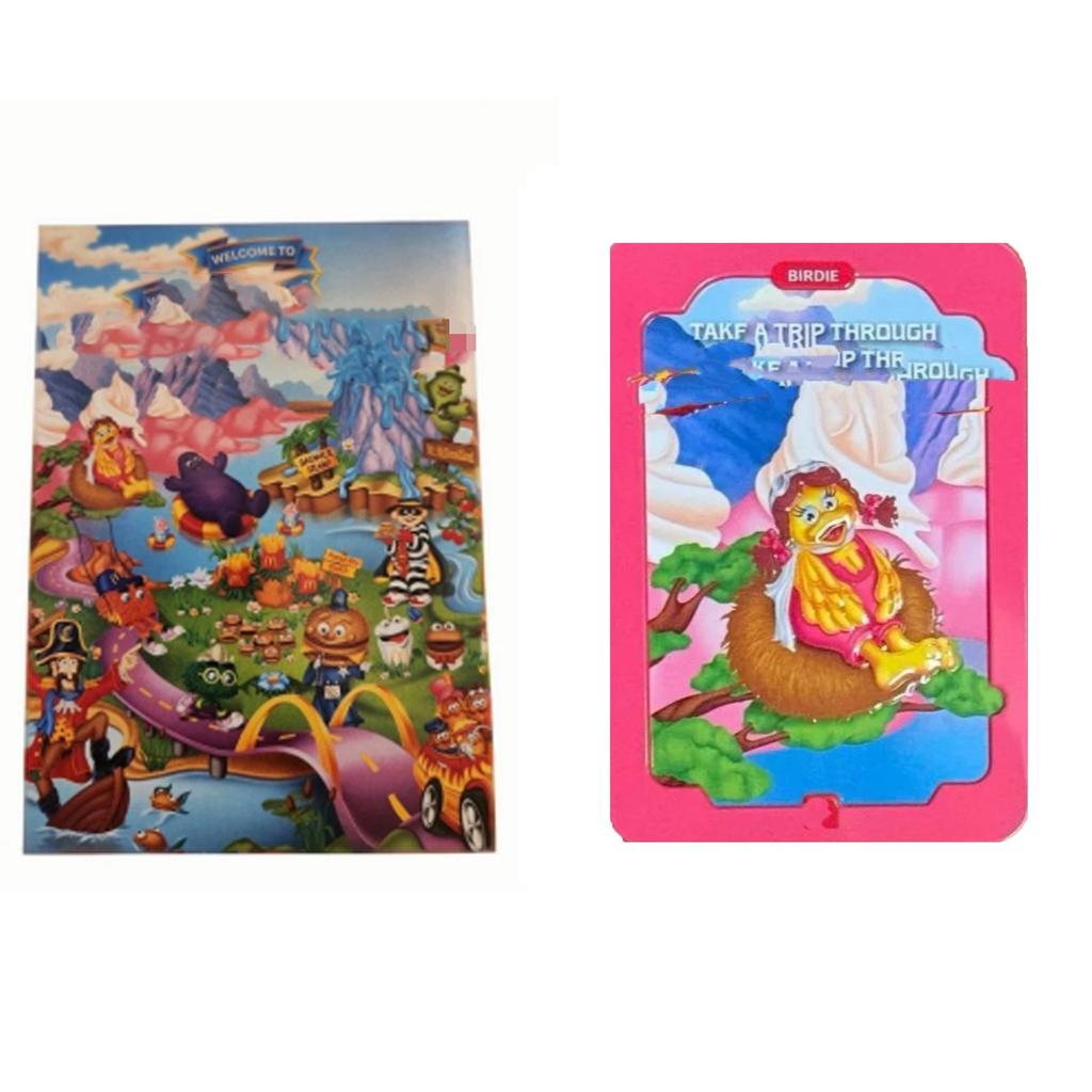Happy Adult Meal Tin Box With Postcard