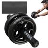 Soft Sponge Grip Abdominal Workout Roller Strong Load Bearing Abdominal Exercise Wheel  Beginners