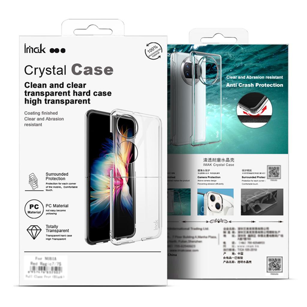 IMAK Crystal Case II Pro for Motorola Razr 60 Ultra 5G Case Clear PC Phone Cover (Upper Cover+Lower Cover)