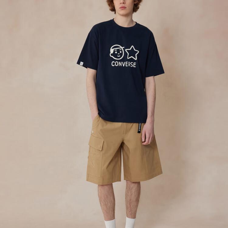 New Converse X Noritake Chuck 70 SS25 T Shirt Men's Blue UCH745-695