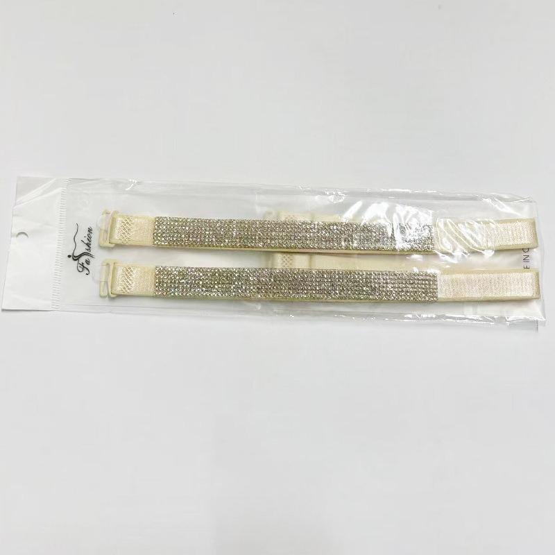 1Pair Elegant Rhinestone Shoulder Strap, Shiny Broken Diamond Shoulder Strap, Removable Decorative Shoulder Strap Female, Adjustable