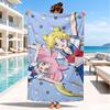 Pink Moon Puella Magi  Beach Towel, Super Soft Microfiber, Perfect Gift for Her/Him, Birthday, for Pool, Beach, Travel, Decor Beach Party