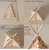 Dollhouse Miniature Camping Tent Toy for OB11 Outdoor Picnic Scene and Photography Props
