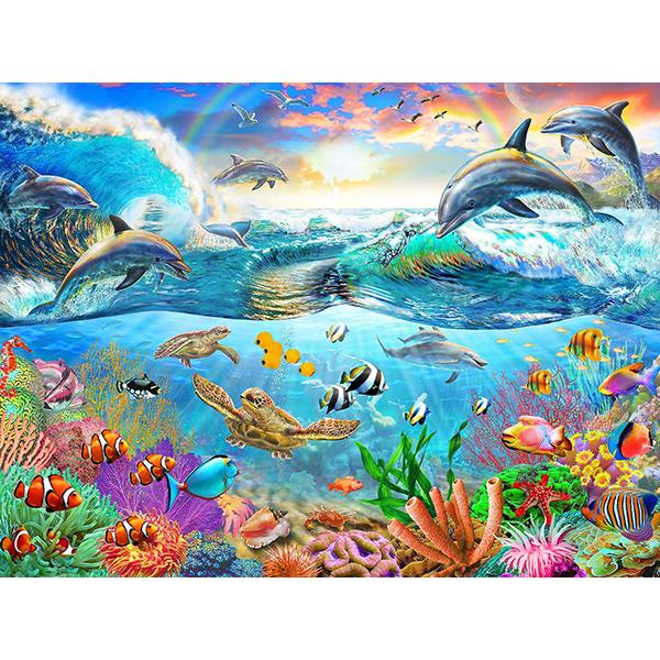 5D DIY Diamond Painting Kit  Ocean  Art Diamond Embroidery Rhinestones Decorations for Home