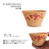 Natural Wood Autumn x Current Model J-kitchens Bowl, Leaves, 11.5 6.8cm,