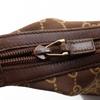 GUCCI One Belt Shoulder Bag 001.4204 Brown GG canvas Women Used