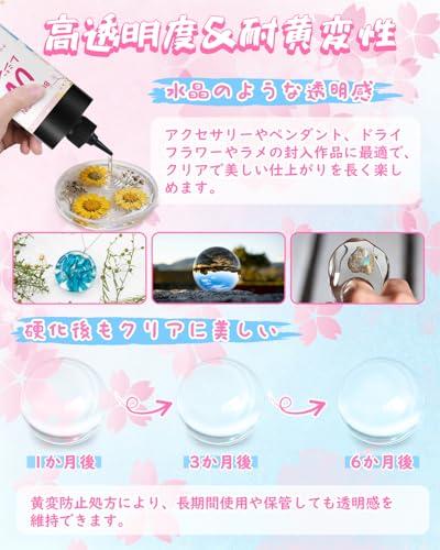 BUTIRESIN UV Resin Liquid 1000g - Large Capacity, High Transparency, Rapid Curing, Refillable, Clear Hard Type, Wide Range of Applications and DIY, In