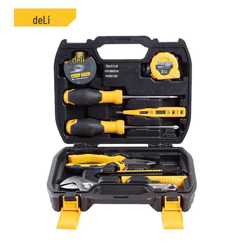 Deli 8-Piece Multi-functional Toolbox Set