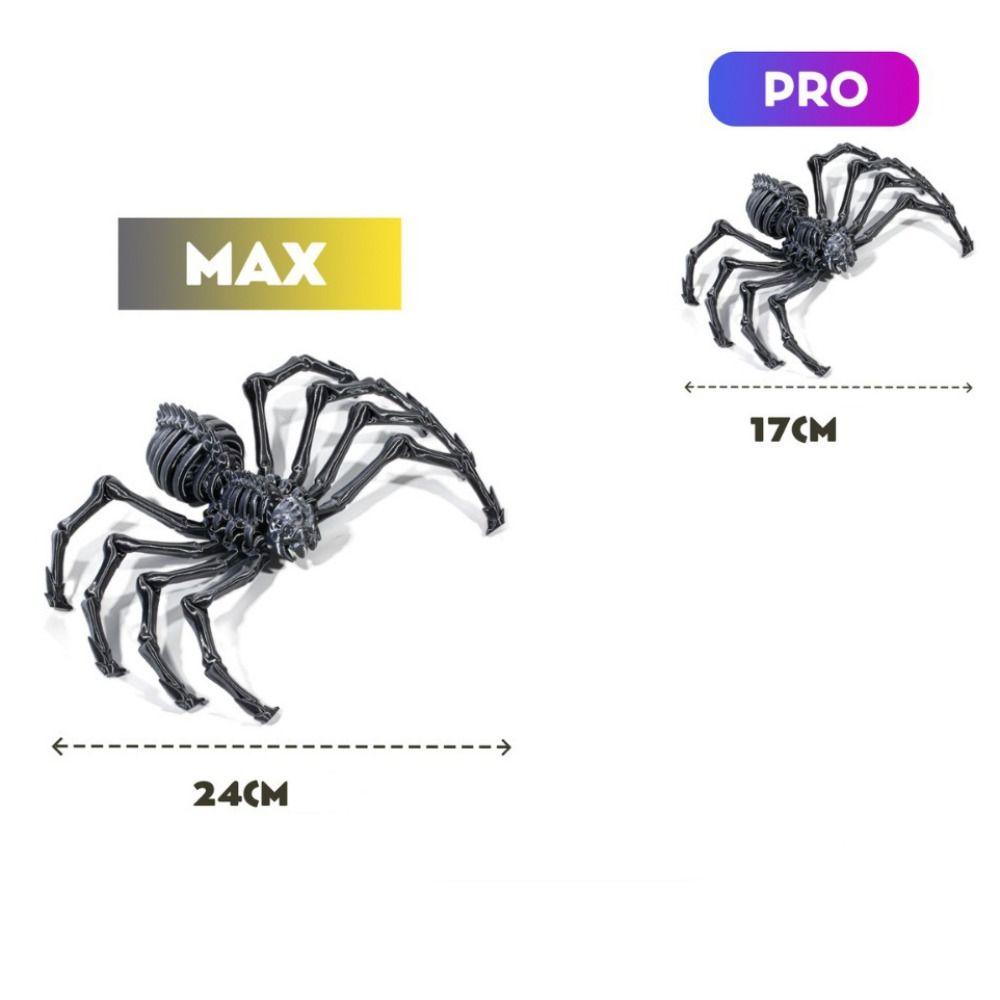 Movable 3D Joint Movable Spider 5 Colors Animal Simulation Model New Spider Desktop Ornaments