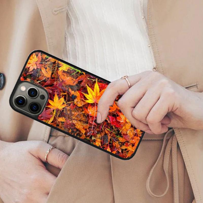 

Beautiful Fall Leaves Magnetic Phone Case For APPLE iPhone 17 Air 16 14 13 12 Pro Max 15 Plus Wireless Charge With MagSafe Cover iPhone 13mini