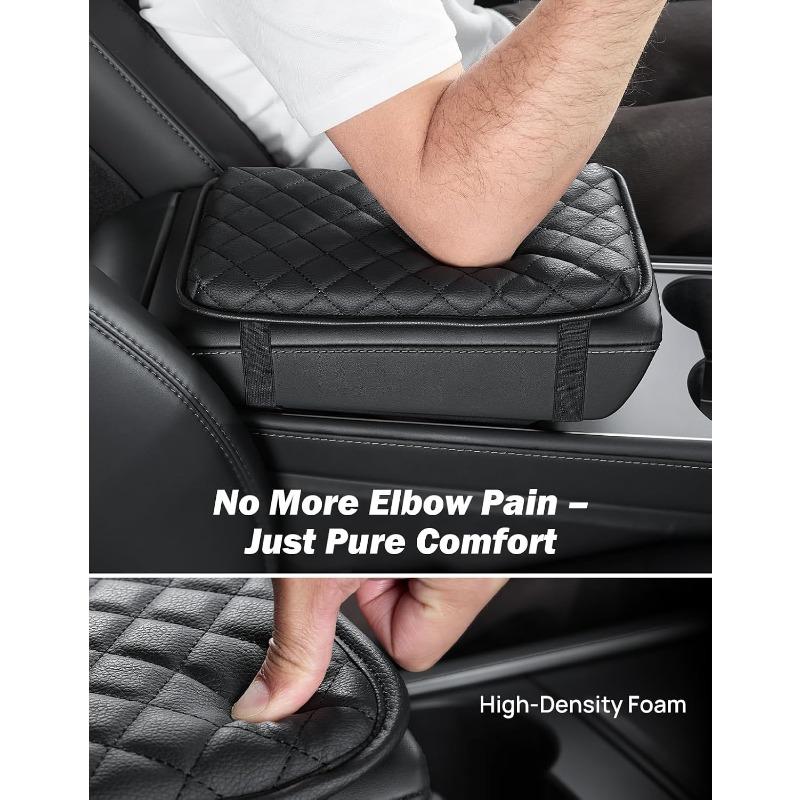 Anti-Slip Car Armrest Mat Universal Center Console Protector Cushion Storage Box Cover Pad Auto Antifouling Interior Accessories