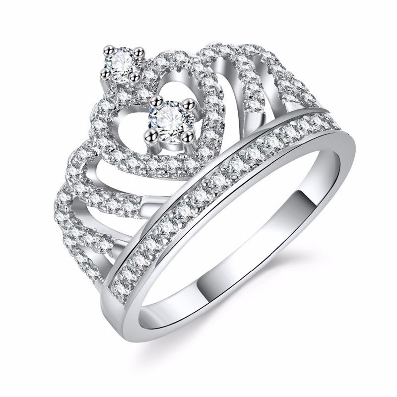 925 Sterling Silver Ring AAA Zircon 5#6#7#8#9#Size Engagement Rings for Women Wedding Ring Party Fashion Nice Jewelry Gift