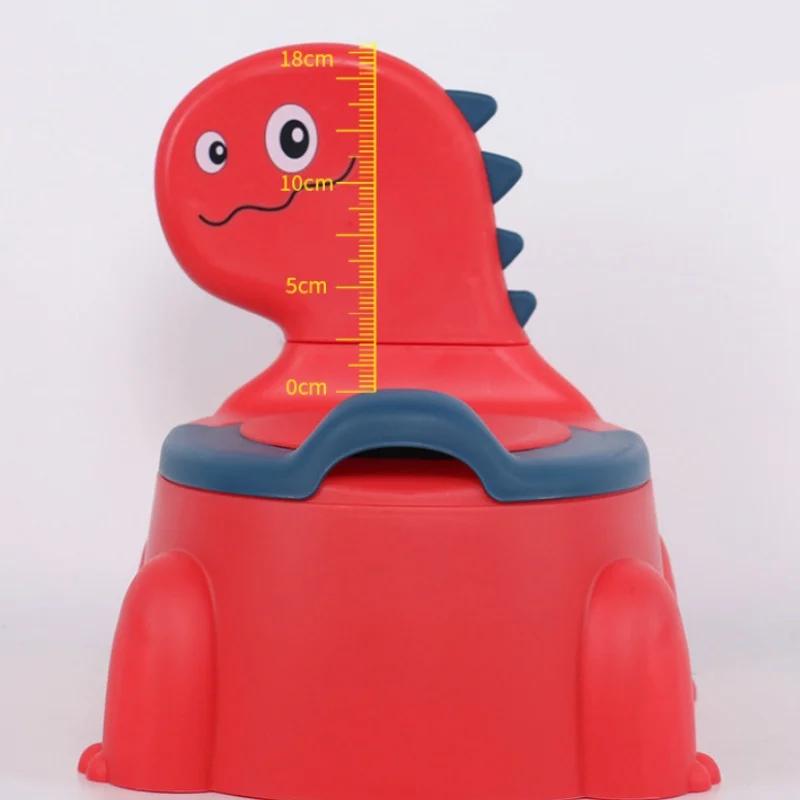 Kūdikio dinozauro puodukas tualeto treniruoklis Svarstomas vaikiškas specialus puodukas Kūdikio pisuarai Berniukų Mergaičių Tualeto reikmenys