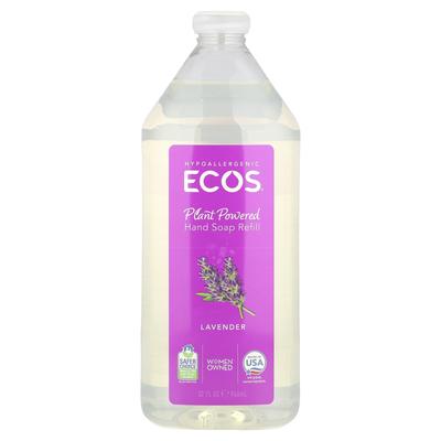 Ecos®, Овочеве рідке мило для рук, Лаванда, 946 мл (32 рідкі унції)