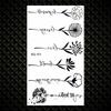 Realistische Sternbild Flügel Temporäre Tattoos Für Frauen Erwachsene Falsche Blumen Krone Kosmischer Tattoo Aufkleber Finger Sexy Kleine Tattoos