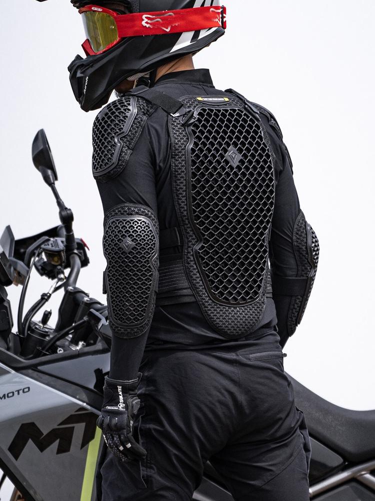SULAITE Motorcycle Jacket Honeycomb Full Body Armor Protection Jackets Motocross Racing Clothing Breathable Protectors,A1