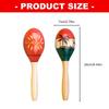 Sand Hammer Rumba Shaker Solid Hardwood Hand Rattle Educational Percussion Musical Instrument Toy For Kid Children Game