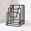 Multi-layer Kitchen Cutting Board & Pot Lid Holder for Countertop Storage