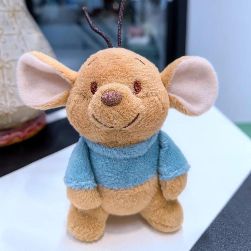 10cm Cartoon Roo Mouse Plush Toy Japanese Style Mouse Doll Bag Pendant Stuffed Animal Movie Figure Plushies Birthday Gifts Girl 10cm