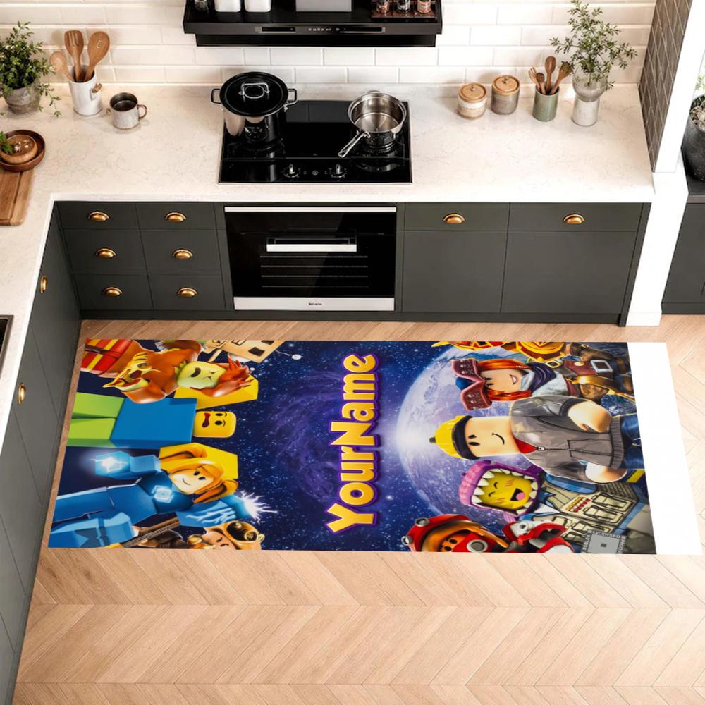 Roblox Customize Your Name Kitchen Rug Runner Rug Laundry Mat Hallway Entryway The Best Gift Choice